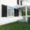 Ekena Millwork Rustic Four Board Spaced Board-n-Batten Sandblasted Faux Wood Shutters, 23 1/2"W x 62"H SHUBSS23X62SDPR - alternate 6
